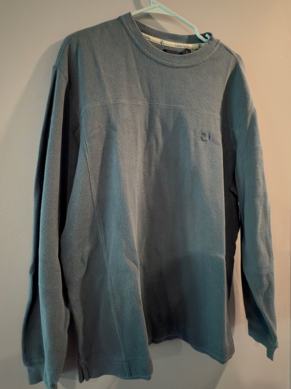 OP Men's Crewneck Sweater in Slate Blue-Green